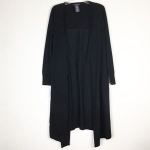 Chelsea & Theodore | Black duster cardigan S